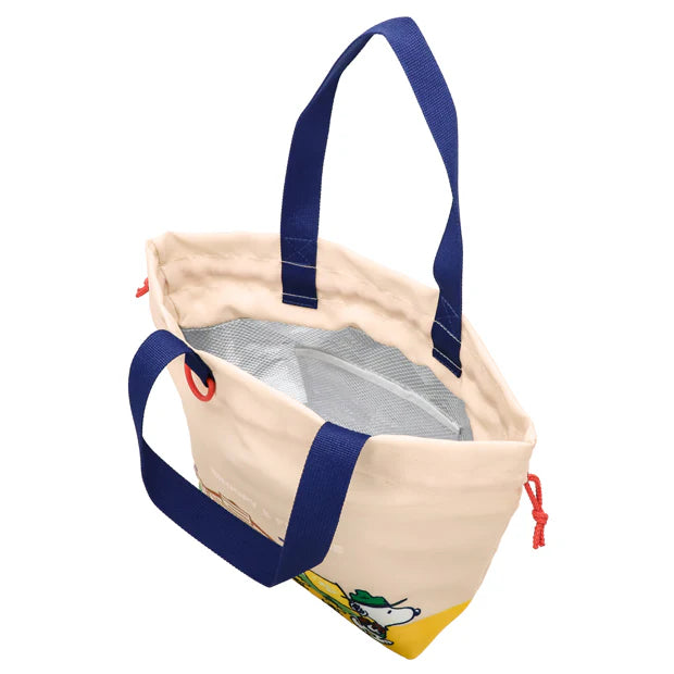 USJ Peanuts Snoopy Beagle Scout 露營童軍系列 - 午餐袋 保溫袋 索繩手挽袋