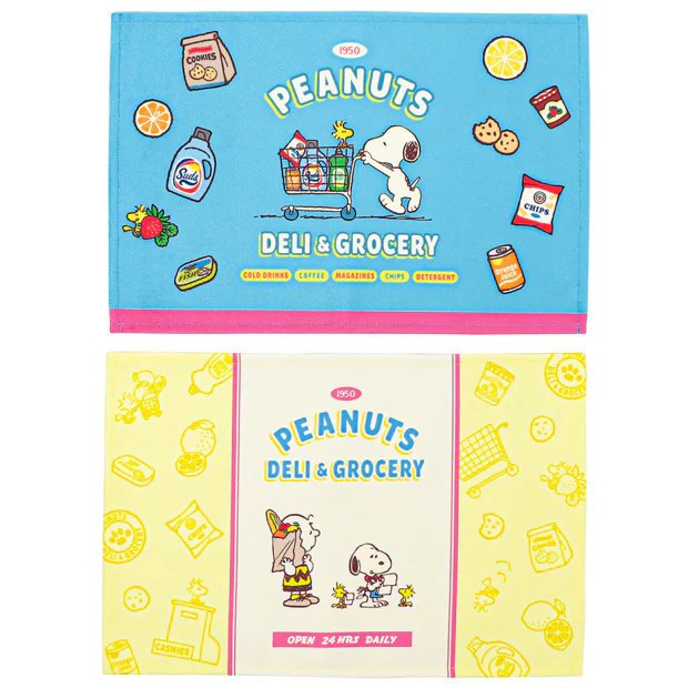 【訂貨】USJ Peanuts DELI & GROCERY Snoopy 午餐墊 2pcs