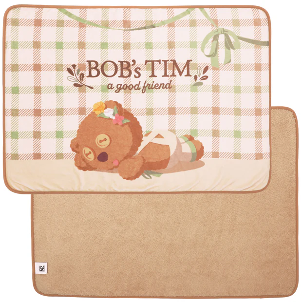 【訂貨】USJ Tim Bear 冬日系列 - 2-way Cushion 毛毯（大頭）