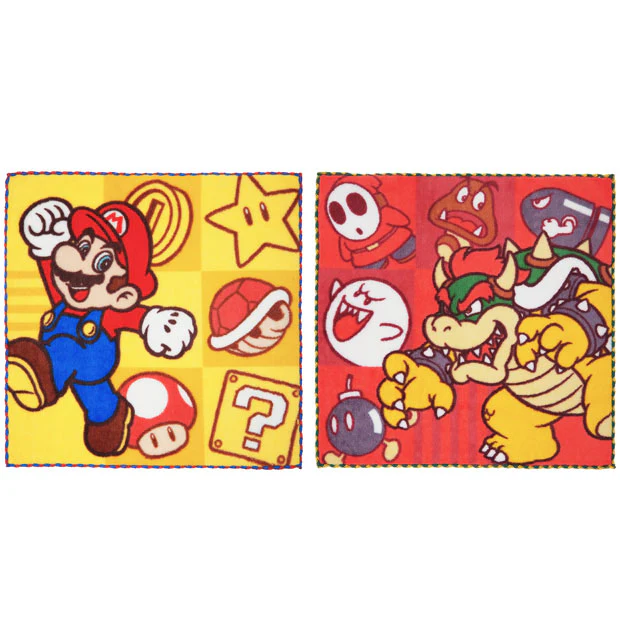 【訂貨】USJ Mario 庫巴 毛巾套裝 2pcs