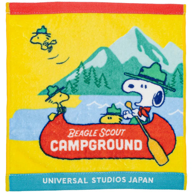 USJ Peanuts Snoopy Beagle Scout 露營童軍系列 - 小毛巾套裝