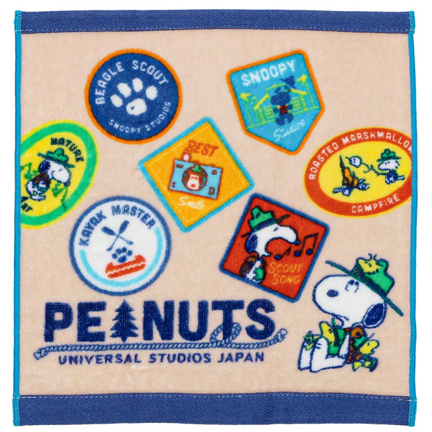 USJ Peanuts Snoopy Beagle Scout 露營童軍系列 - 小毛巾套裝