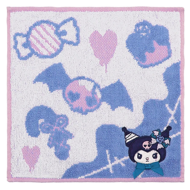 【訂貨】USJ Halloween Horror Nights Kuromi x Hello Kitty x Melody - 迷你毛巾3pcs