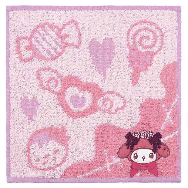 【訂貨】USJ Halloween Horror Nights Kuromi x Hello Kitty x Melody - 迷你毛巾3pcs