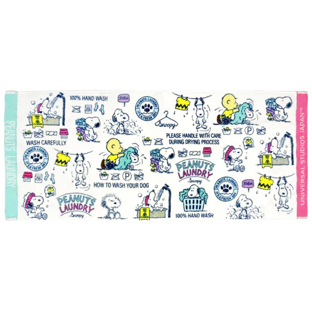 USJ Peanuts Laundry Snoopy 長毛巾
