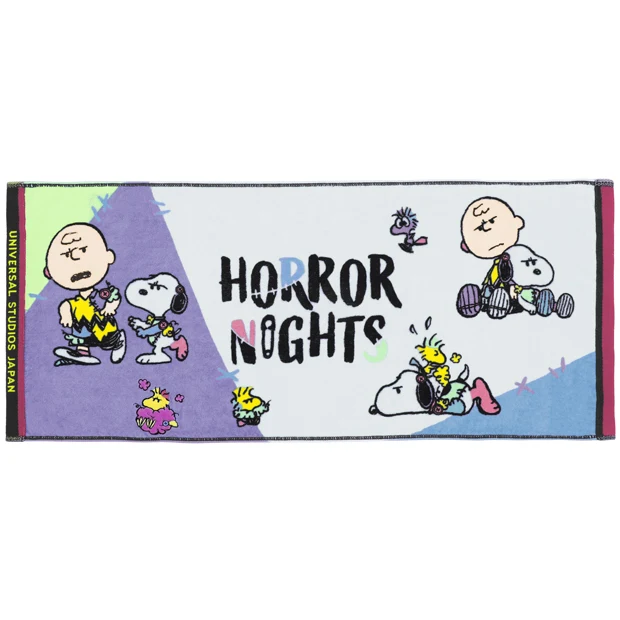 【訂貨】USJ Halloween Snoopy Horror Nights 2026 - 長毛巾