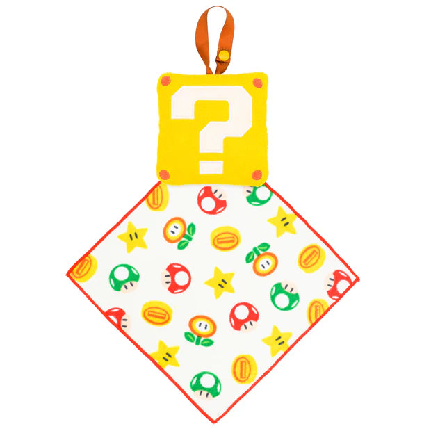 USJ 任天堂世界 抹手巾 毛巾連收納袋 （問號方塊）