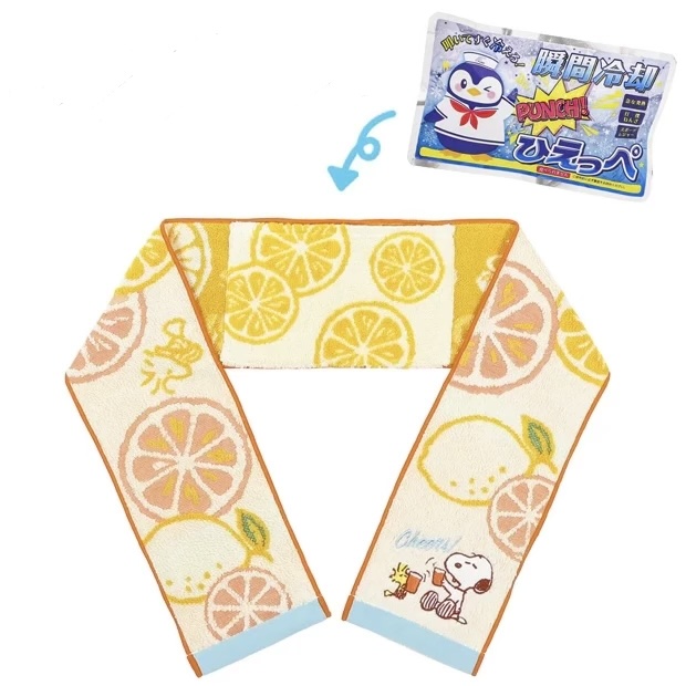 【訂貨】USJ Peanuts Snoopy & Woodstock 掛頸毛巾