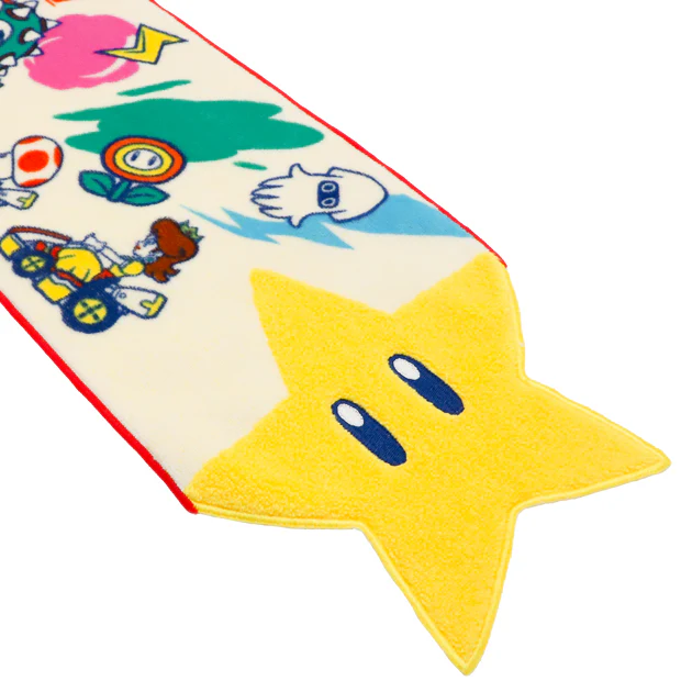 【訂貨】USJ 25th Discover U 週年紀念系列 - 任天堂 Mario 無敵星星 掛頸運動毛巾