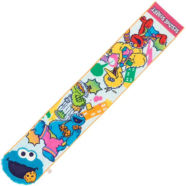 【訂貨】USJ 25th Discover U 週年紀念系列 - Sesame Street 芝麻街掛頸運動毛巾