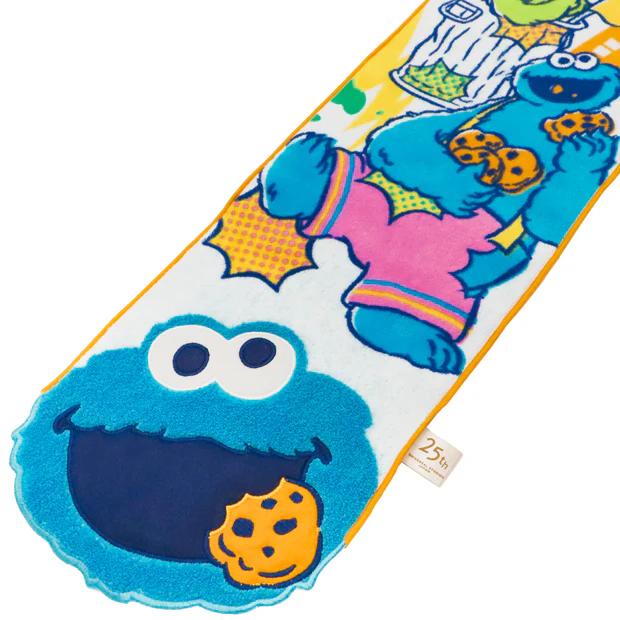 【訂貨】USJ 25th Discover U 週年紀念系列 - Sesame Street 芝麻街掛頸運動毛巾