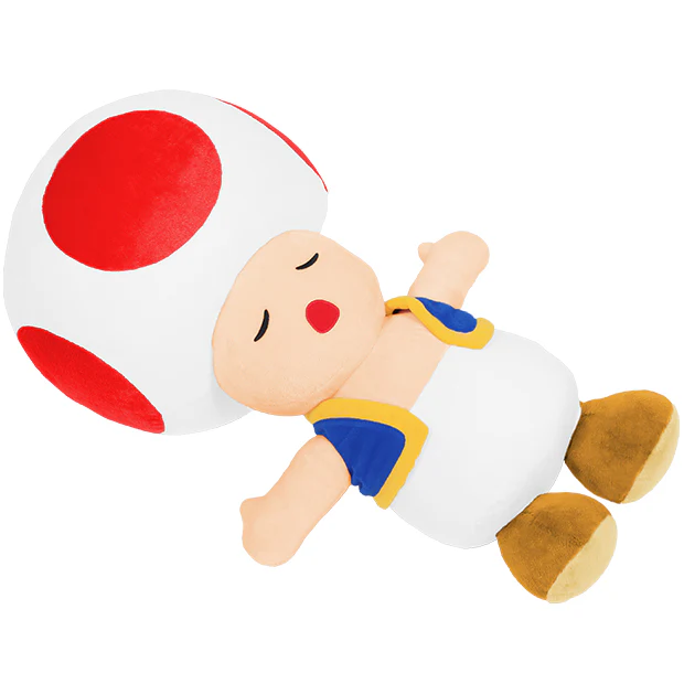 【訂貨】USJ 任天堂世界 Sleeping Toad 奇諾比奧 大公仔 抱枕 Cushion