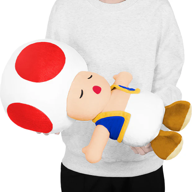 【訂貨】USJ 任天堂世界 Sleeping Toad 奇諾比奧 大公仔 抱枕 Cushion