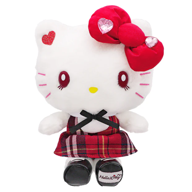 【訂貨】USJ Hello Kitty 紅色格仔裙 公仔