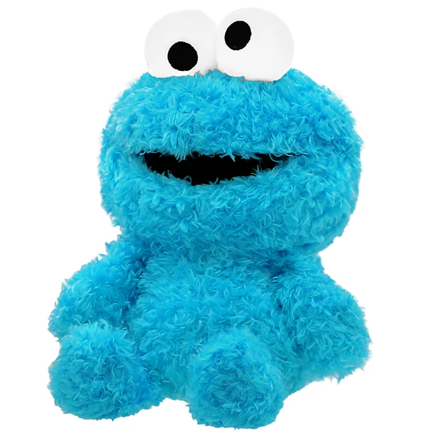USJ Sesame Street Sitting Plush - Cookie Monster