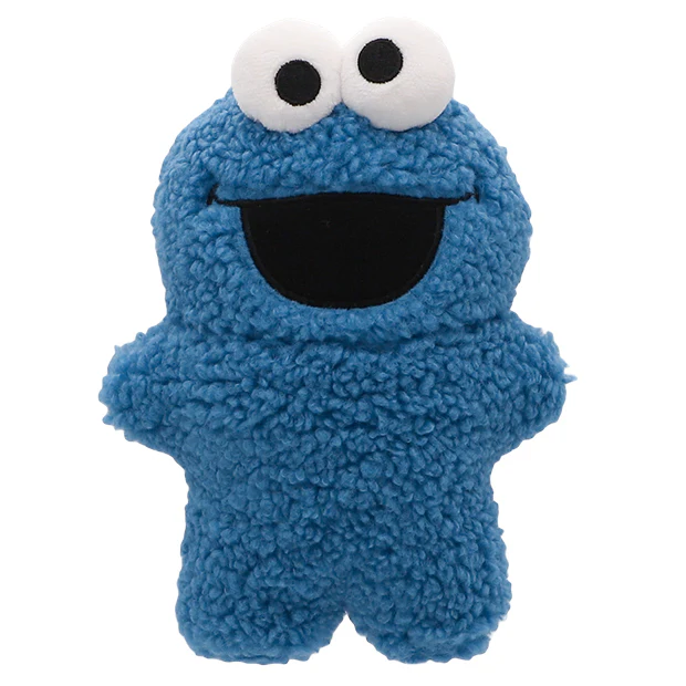 【訂貨】USJ Sesame Street 芝麻街 扁胖小可愛公仔 玩偶 - Cookie Monster