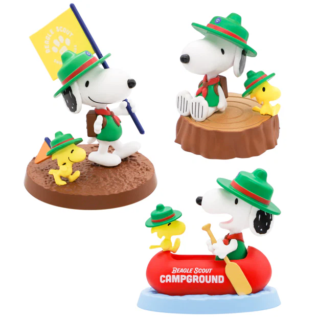【訂貨】USJ Peanuts Snoopy Beagle Scout 露營童軍系列 - Collectible Figure 盲盒