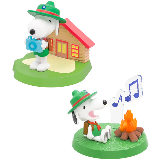 【訂貨】USJ Peanuts Snoopy Beagle Scout 露營童軍系列 - Collectible Figure 盲盒