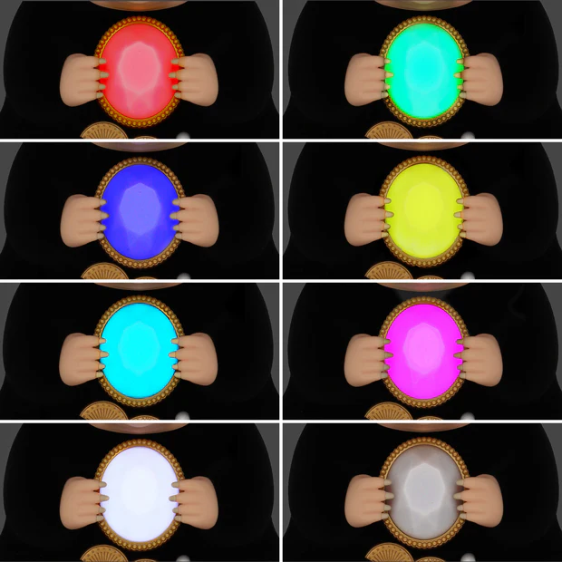 【訂貨】USJ 哈利波特 怪獸與牠們的產地 玻璃獸 發光寶石 公仔 玩偶