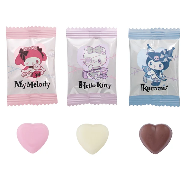 【訂貨】USJ Halloween Horror Nights Kuromi x Hello Kitty x Melody - 雜錦朱古力 3罐