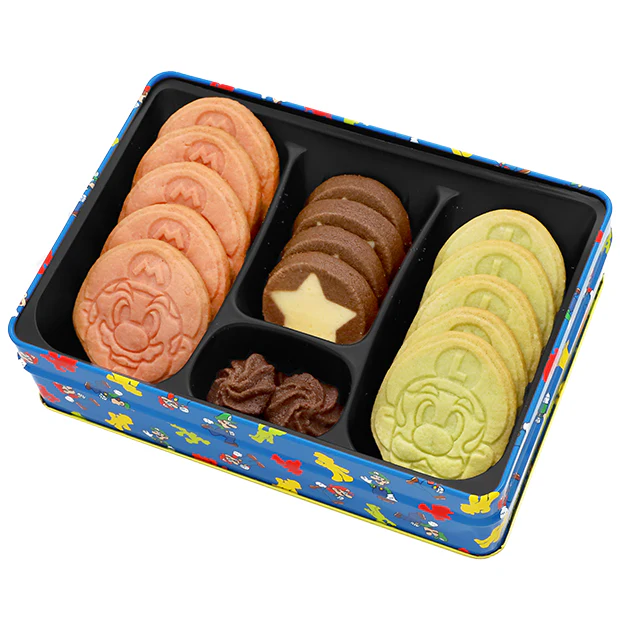 【訂貨】USJ Mario & Luiji 雜錦曲奇罐