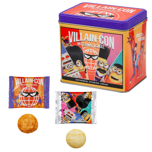 USJ Minions Villain-Con Dave 雜錦米餅罐連磁石