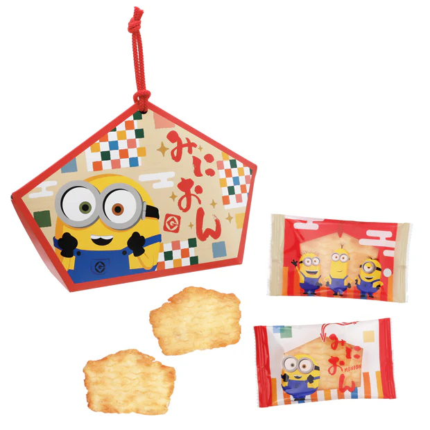 【訂貨】USJ Minions 繪馬型米餅 7pcs