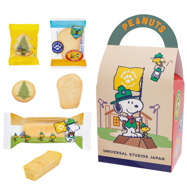 USJ Peanuts Snoopy Beagle Scout 露營童軍系列 - 雜錦零食