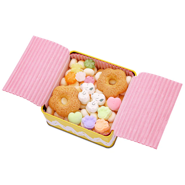 【訂貨】USJ 25th Discover U 週年紀念系列 - Snoopy & Charlie Brown 雜錦和式零食罐