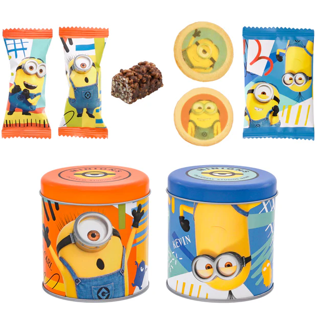 【訂貨】USJ Minions 迷你兵團 小小兵 朱古力脆脆 曲奇 零食罐