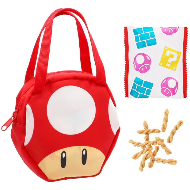 【訂貨】USJ Mario 蘑菇 通粉零食 手挽袋