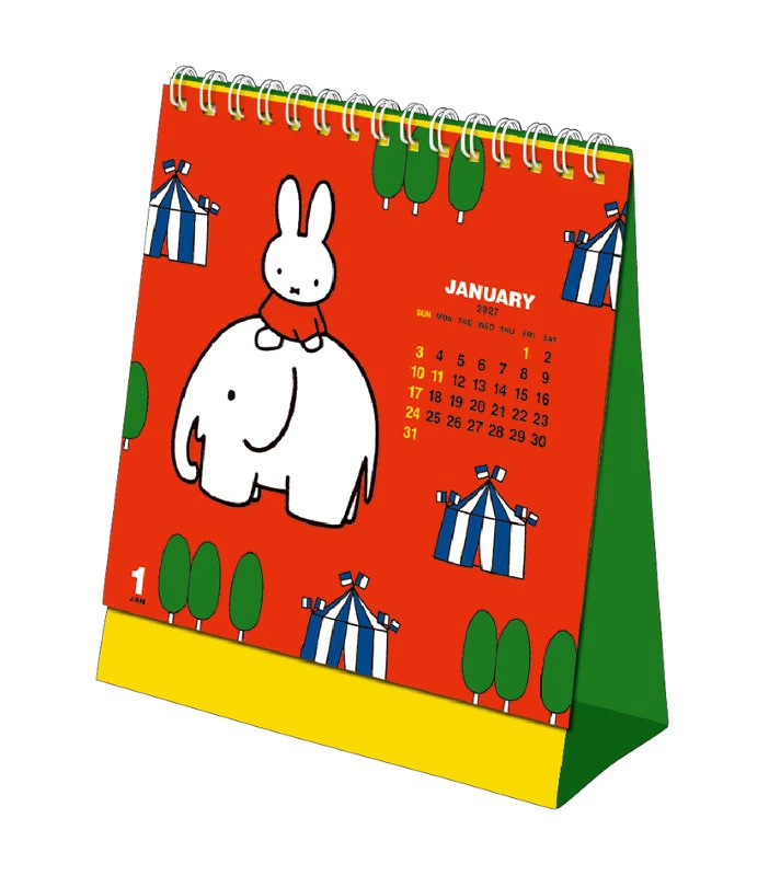 【訂貨】Dick Bruna Miffy 2027 座檯月曆 