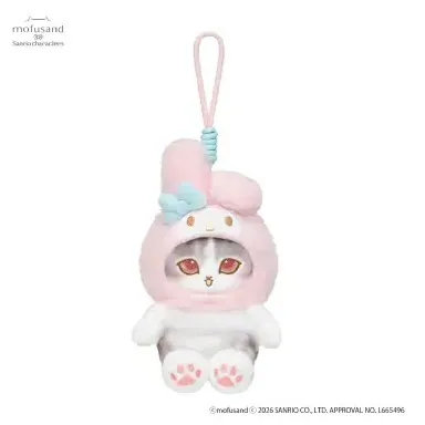 【預訂｜5月】Mofusand x Sanrio 聯乘系列 第三彈 - 公仔掛飾