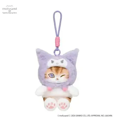 【預訂|5月】Mofusand x Sanrio 聯乘系列 第三彈 - 公仔掛飾