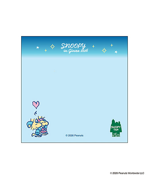 【Pre-order｜Aug】Snoopy in Ginza 2026 Tanabata Series - Memo Block