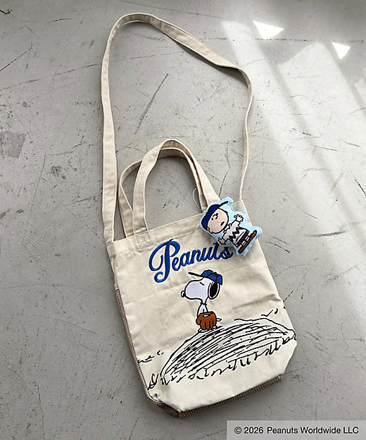 【預訂｜8月】Snoopy in Ginza 銀座展 2026 - Double Name 2-Way Tote Bag