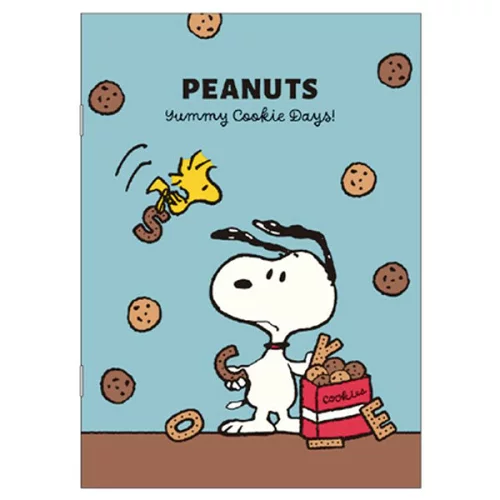 【訂貨】Peanuts Snoopy Yummy Cookie Days B6 Notebook 筆記簿
