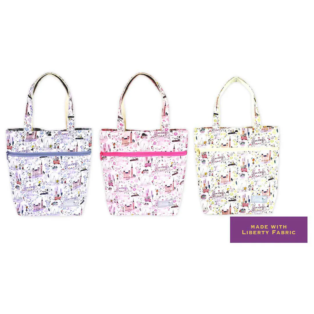 【預訂｜8月】Snoopy in Ginza 銀座展 2026 - Snoopy x Liberty Fabrics LONDON A4 手挽袋