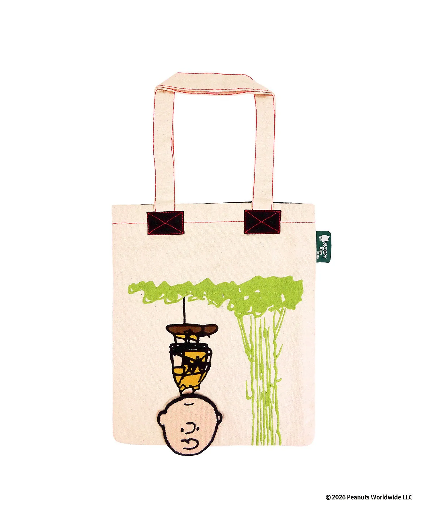 【預訂 | 8月】Snoopy in Ginza 銀座展 2026 - 牛仔刺繡系列 手挽袋 A4 Tote Bag（Patchwork）
