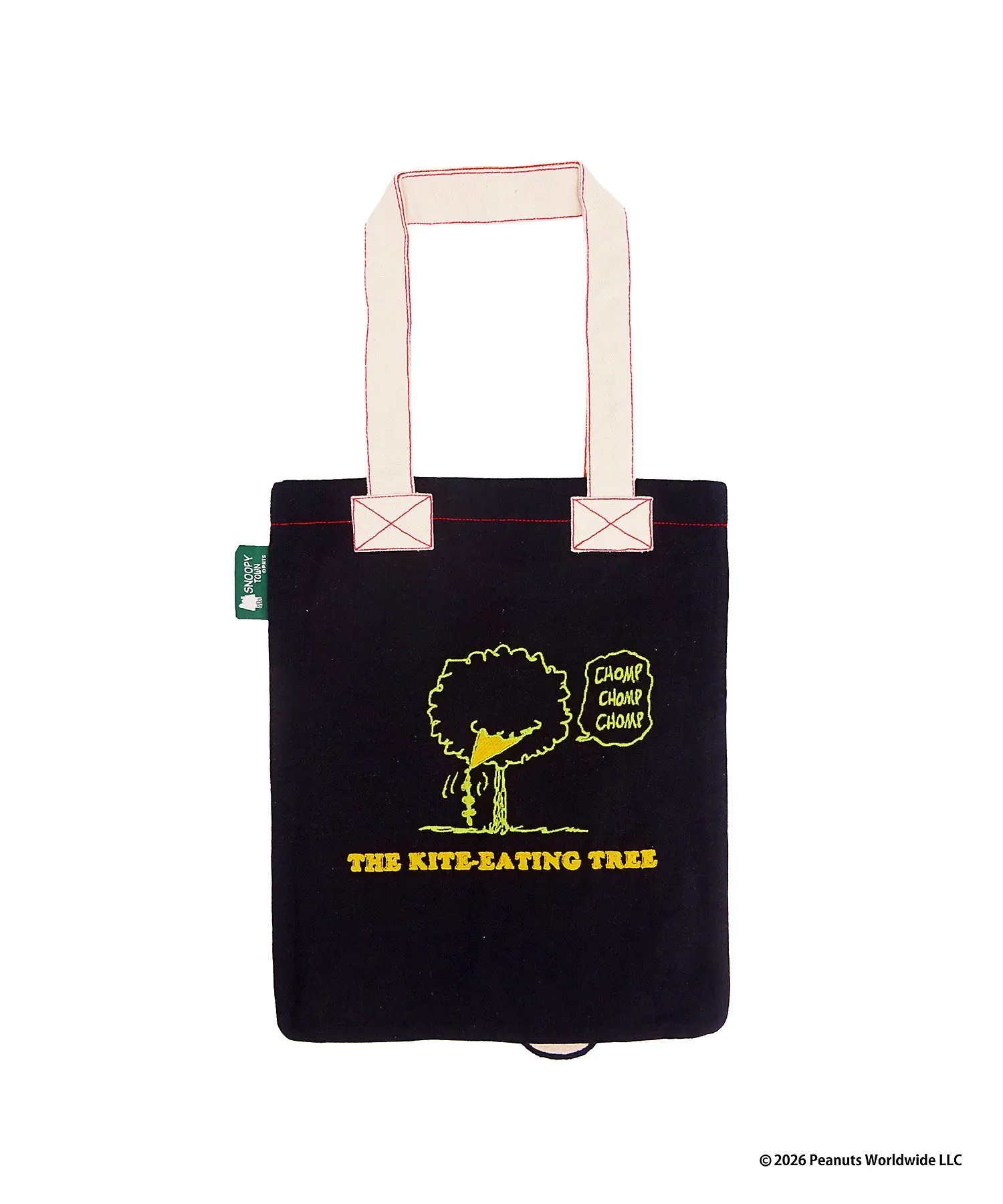 【預訂 | 8月】Snoopy in Ginza 銀座展 2026 - 牛仔刺繡系列 手挽袋 A4 Tote Bag（Patchwork）