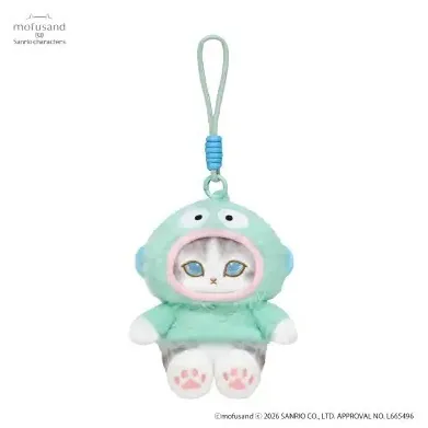 【預訂｜5月】Mofusand x Sanrio 聯乘系列 第三彈 - 公仔掛飾