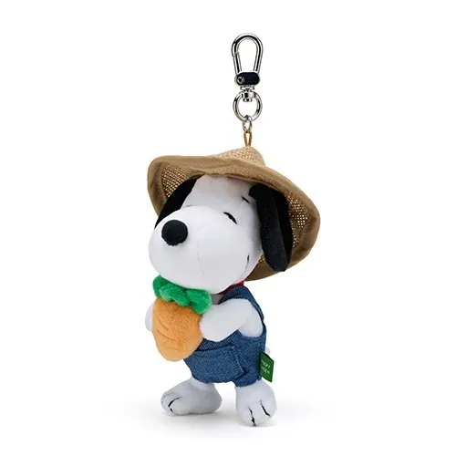 【訂貨】SNOOPY GARDEN 史努比庭園 韓國濟州島限定 - Snoopy & Woodstock 農夫造型 公仔掛飾