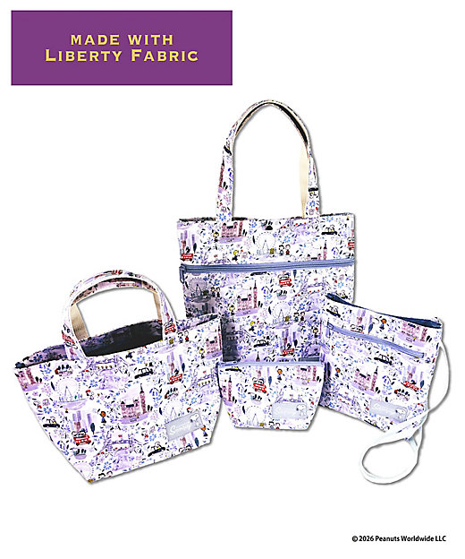 【預訂｜8月】Snoopy in Ginza 銀座展 2026 - Snoopy x Liberty Fabrics LONDON 斜揹袋 單肩包