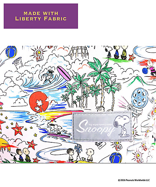 【預訂｜8月】Snoopy in Ginza 銀座展 2026 - Snoopy x Liberty Fabrics SUNNY HOLIDAY 手挽袋 (S)
