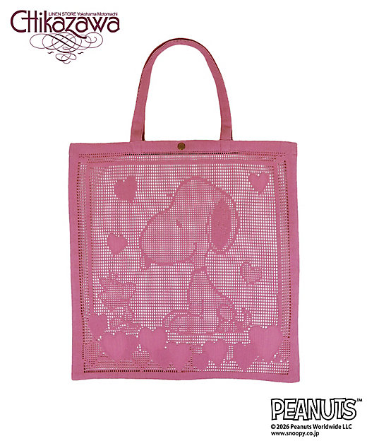 【預訂 | 8月】Snoopy in Ginza 銀座展 2026 - Snoopy & Woodstock 近沢蕾絲店 手提袋