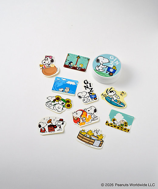 【預訂｜8月】Snoopy in Ginza 銀座展 2026 - 貼紙連鐵罐