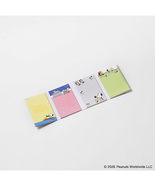 【預訂｜8月】Snoopy in Ginza 銀座展 2026 DEAR BUDDY 系列 - 便條紙 Memo Book