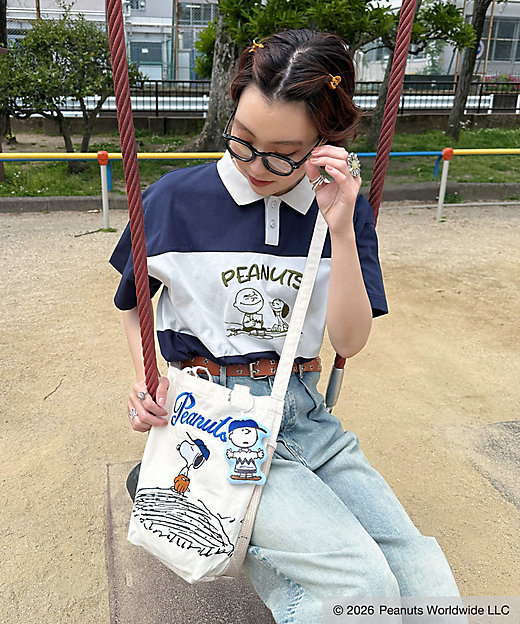 【預訂｜8月】Snoopy in Ginza 銀座展 2026 - Double Name 2-Way Tote Bag