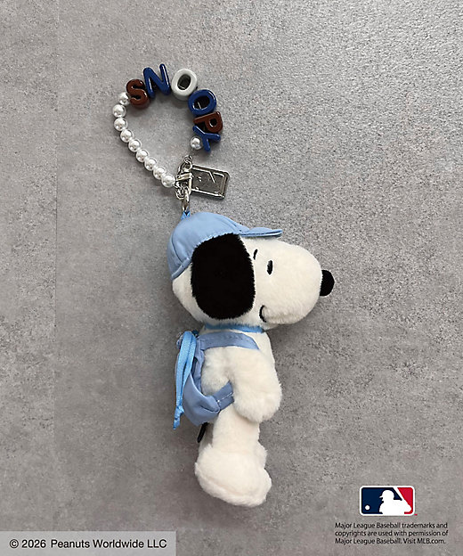 【Pre-order｜Aug】Snoopy in Ginza 2026 - MIIA MLB×PEANUTS Charm Pouch