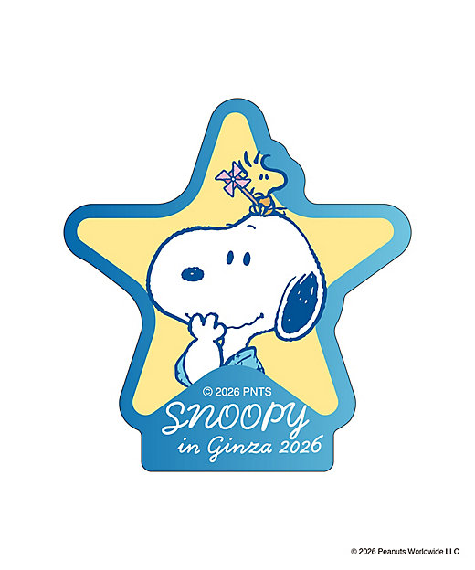 【預訂｜8月】Snoopy in Ginza 銀座展 2026 七夕系列 - 貼紙3枚
